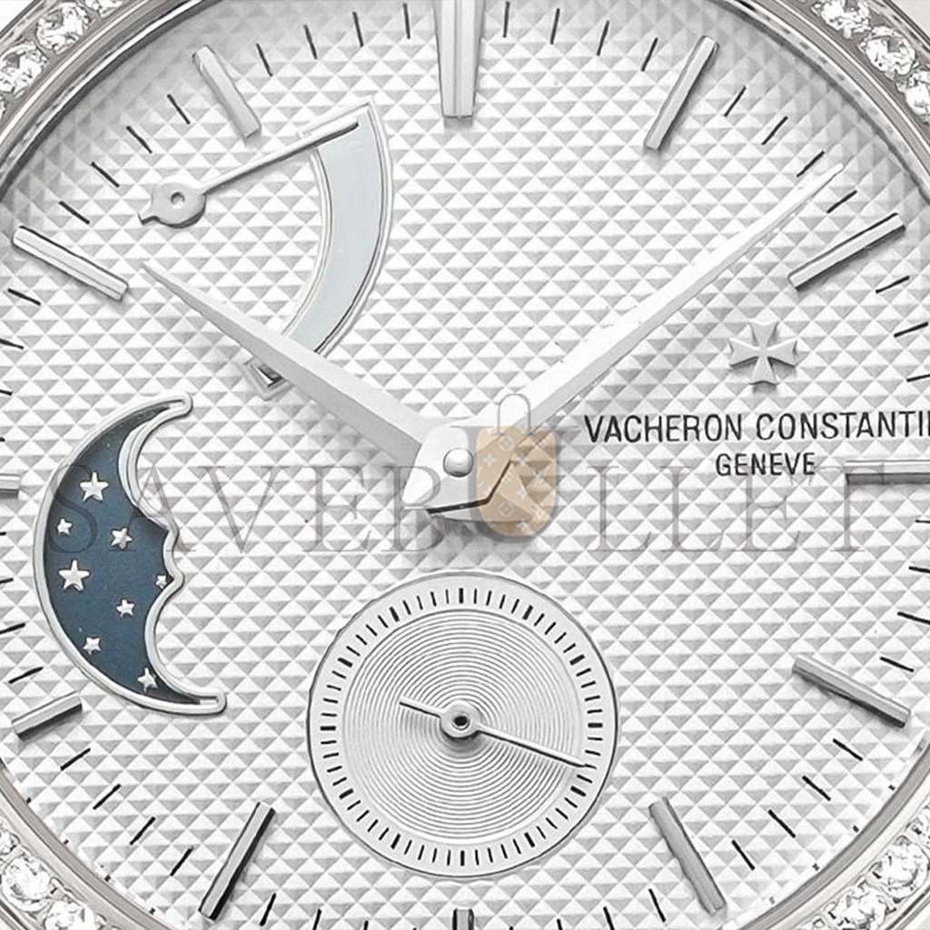 VACHERON CONSTANTIN TRADITIONELLE MOON PHASE WHITE DIAL WATCH 83570/000R